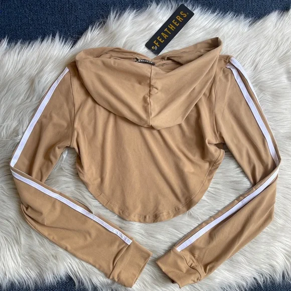 NWT ⭐️ Super Crop Track Hoodie Sz SMALL - Picture 6 of 7